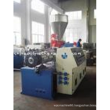 wood plastic profile extrusion line